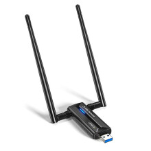 EDUP AX1672 WiFi 6E Adapter 3000Mbps High-Speed USB 3.0 Tri-Band 2.4G/5G/6G Wireless Network Card with Antenna