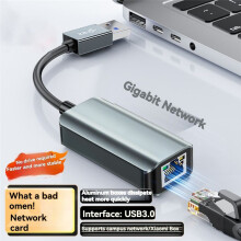 TYPE-C Ethernet Adapter 1000/100Mbps USB Lan RJ45 Ethernet Adapter for  3 for Laptop Ethernet Network Card