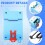 Lora Wireless Transceiver Remote Switching Data Transfer  Module 433M Data Transmission Radio Wall-Mounted 6