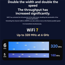 BE200 WIFI7 8774M Tri Band 2.4G/5G/6Ghz Wireless Network Wifi Card Adapter WiFi 7 -Pcie Adapter for Win10/11