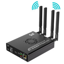 NGFF(M.2) 4G/5G Module to Type C Adapter with Dual SIM Card Slot and RJ45 Port, Realtek RTL8125BG Controller