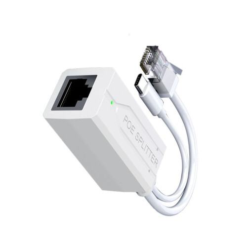 100Mbps USB Type C PoE Splitter 48V to 5V for Various Electronic Networking Transmission 2
