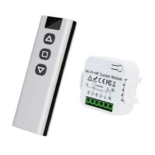 Tuya WIFI  Curtain  APP Timing Motor Controller  RF 433 Mhz Remote Control Electric Roller Blind 1