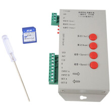 RGB LED Controller T1000S Card 2048Pixels Controller för WS2801 WS2811 WS2812B SK6812 LPD6803 LED Strip Light