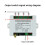 AC100-240V 4CH RF Wireless Remote Control  Receiver with 2000M Long Distance Remote Controller Suckers Antenna 4