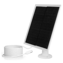 10W 5V Solar Panel Charger for Outdoor Security Cameras, Rechargeable Battery Cameras, IP65 Waterproof, Type-C