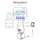 Tuya WIFI  Curtain  APP Timing Motor Controller  RF 433 Mhz Remote Control Electric Roller Blind 1