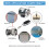 433Mhz Universal Wireless Remote Control   12V 24V 1CH Relay Receiver Module with 1 Channel Remote Transmitter 7