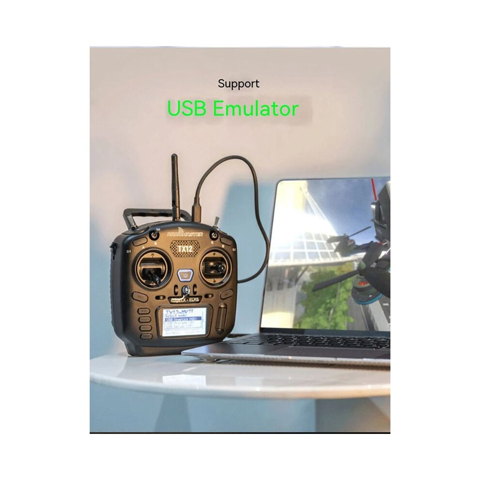 Radiomaster 2.400Ghz-2.480Ghz Remote Control 128X64 Monochrome Lcd Display For Tx12 Mkii Expresslrs Edgetx Remote Control 6031386930357
