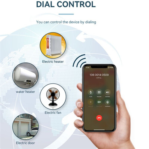 RL2 4G  Controller Relay  Timer SMS App Remote Control Home Appliance Door Gate Opener Controller-EU Plug