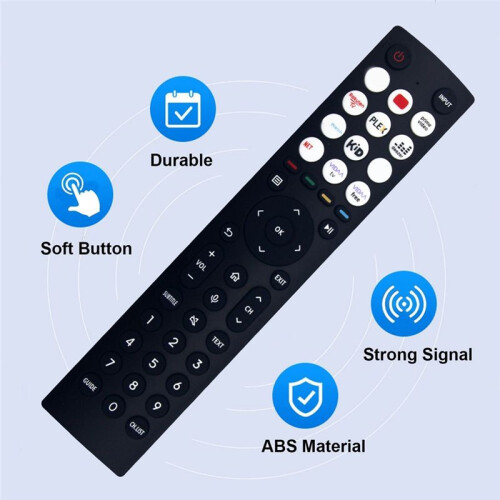 Télécommande de Remplacement ERF3A86 pour Télécommande pour   LED LCD TV Sans Voix 2
