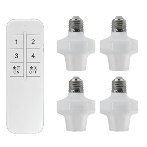 E27 Wireless Remote Control Light Lamp Holder  Bulb Adapter LED Lamp Holdere  Device for LED Bulb