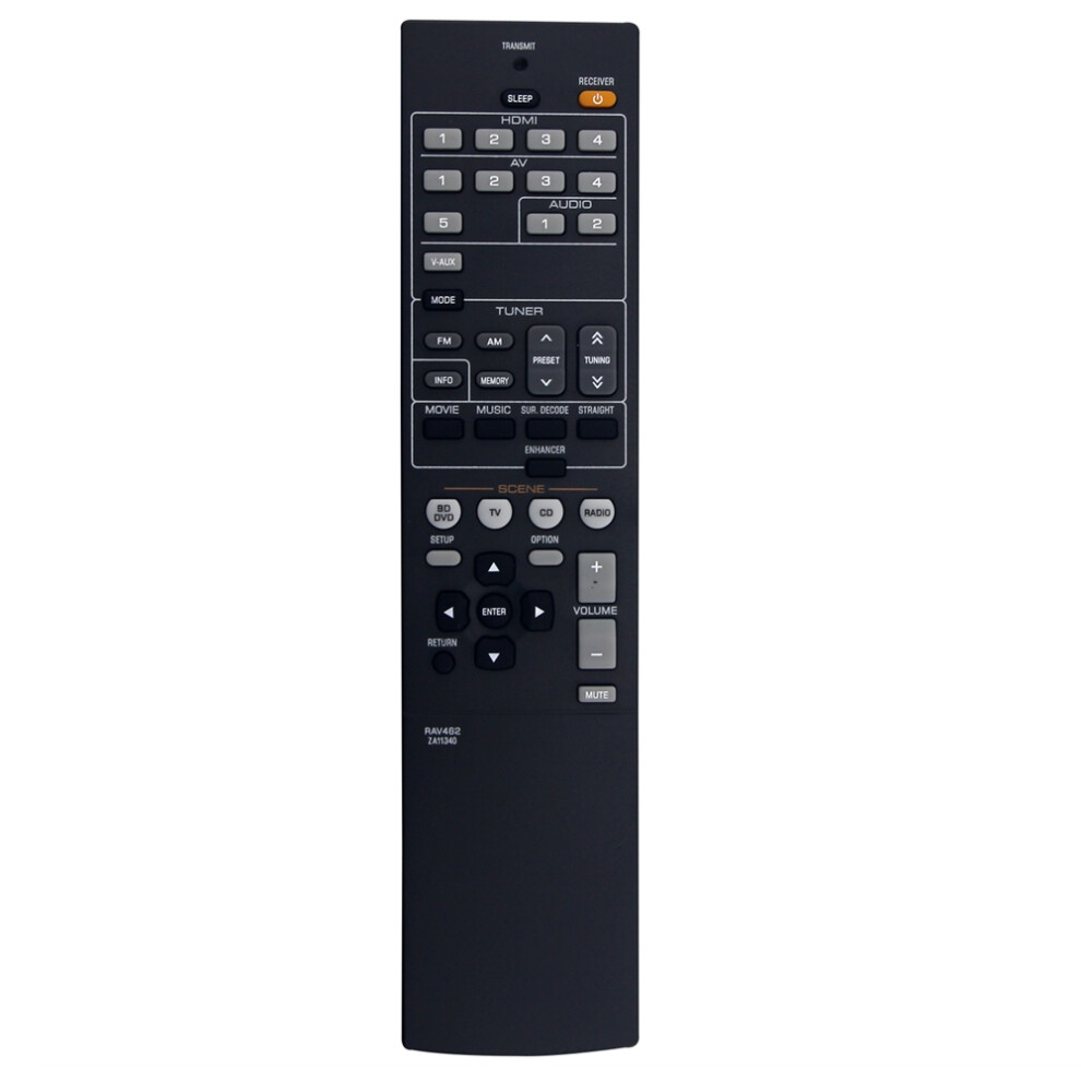 Rav462 Za11340 Remote Control Replace For Av Receiver Htr-2866 Htr2866 Stereo System 6032869956451
