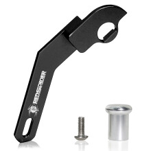 1Set CNC Metal One Handed Remote Control for RC Car Ledi RC6GS RC4GS Remote Control Upgrade Black
