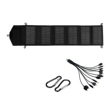 Chargeur de Panneau Solaire en Polysilicium Portable 20 W USB 5 V Panneau Solaire Pliable pour Charge de Téléphone Banque D'Alimentation pour la