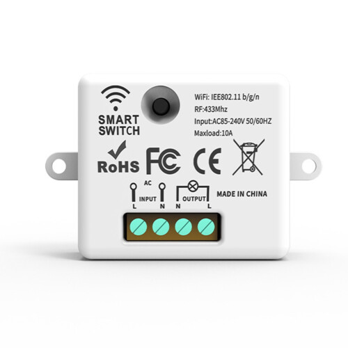 Wireless Light Wall  RF 433Mhz Relay Receiver with 2x1Gang Panel  LED Remote Control for LED Lamp 1