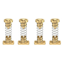 4x T8 Spielfreie Federbelastete Mutter Eliminierung Raummutter für  3 CR-10 T8 Leitspindel DIY CNC 3D Drucker Blei 2Mm