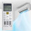 Replace AC Remote Control A75C16330 for  Air Conditioner A/C Remote Control 5