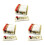30 PCS ARC968 PS3 Usb Controller Board for Raspberry Pi Game Joystick Controller Zero Delay SANWA Arcade Button Encoder 1
