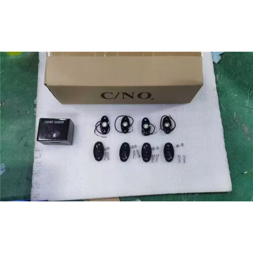 OL-1903R 9W LED multicolores pour roches 8Pack IP67 1