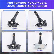 4PCS TPMS Tire Pressure Sensor 407004CB0B for Qashqai J10 J11 X-Trail NV200 Leaf Juke Note for Vesta Granta
