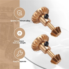 Brass Front & Rear Axle Gear Drive Shaft Gears Upgrade Accessories for WPL B24 B36 C14 C24 MN D90 D99 MN99S Parts