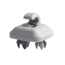 1Pcs Car Sun Visor Retainer Hook 8U0857562A Car Clips Screws Fastener for - A3 A6 C5 A4L A6 Q5 Q3 A5 Bracket Gray