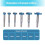 Forstner Drill Bit Set,15-40mm 6 Pcs Carbide Forstner Bits High Speed Steel Wood Tool 7