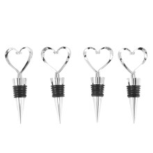 Rolhas de Garrafa de Vinho de CoraçãO 4 PeçAs, Garrafa de Champanhe para Selar Vinho, Cerveja - Rolhas de Vinho Decorativas de Amor
