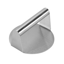 Roestvrijstalen Burgerpers, 5,5 Inch, Ronde Hamburgersmasher, Niet-Klevende Spek- en Grillpers voor Steaks, Panini