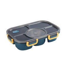 Bento Mittagessen Box,5-Fach Lebensmittel Behälter mit Salat Schüssel,Auslaufsichere Salat Mittagessen Boxen für Büro,Schule