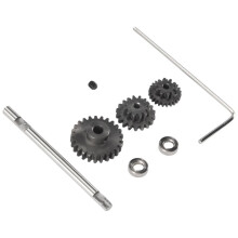 Metallgetriebe mit D-Achsen-Getriebe Stahlzahnräder Satz für Wpl D12 1/10 Rc Auto Upgrade Teile Zubehör