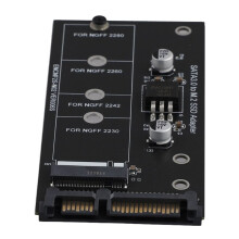 M2 NGFF SSD to 3.0 2.5&Rdquo, M.2 SSD Adapter Converter Riser Card for PC Laptop Add Card to 6Gps