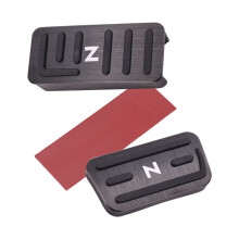 PéDale D'AccéLéRateur à Gaz Noire et Couvercle de PéDale de Frein AntidéRapant pour N-BOX N-VAN N-WGN N-ONE JF JH JG JJ