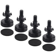 4Pcs Furniture Levelers Heavy Duty Furniture Leveling Feet Adjustable Leg Levelers for Cabinets Tables Chairs Raiser