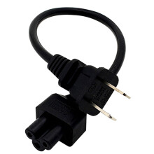 US 1-15P to C5 Japan Nema Plug 1-15P 2Pin to IEC320 C5 Wire Power Extension Cable Cord Adapter(US Plug)