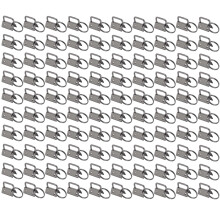 100 PCS Wristlet Hardware, 1 Inch Key Fob Hardware for Keychain, Key Lanyard and Key Chain Making Hardware Supplies