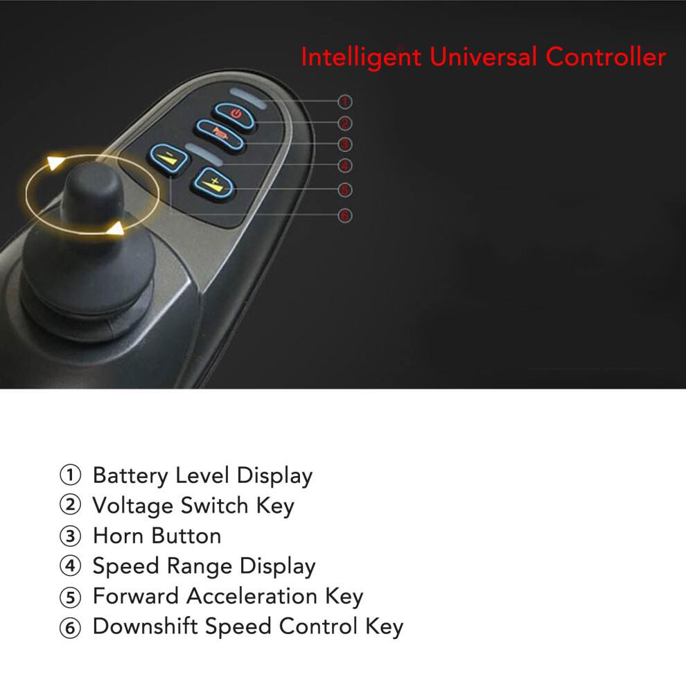 Joystick Wheelchair Controller 24V with Slope