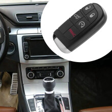 Llavero Remoto Inteligente de 5 Botones M3N40821302 433MHz para Grand Cherokee 2013 2014 2015 2016 2017 2018
