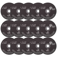 15Pcs 3inch 75mm Cut Off Wheel Resin Cutting Disc Fiber Circular Saw Blades for Metal Cutting 75X1.6X10mm