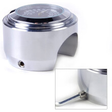 2 Stuks Motorfiets Quartz Klok en Thermometer 7/8 Inch Waterdicht Fietsstuur Horloge Aluminium Universele Accessoires