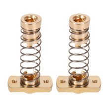 2 SäTze CR10 Z Achse T8 Anti RüCkschlag Mutter mit Spiel Feder Eliminierung Raum Messing Muttern für Upgrade 3S 3 Pro
