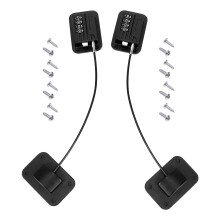 2 Pack Refrigerator Lock Combination Coded,Fridge Lock for Kids Safe, Child Safety Cabinet Window Locks, Baby Door Lock