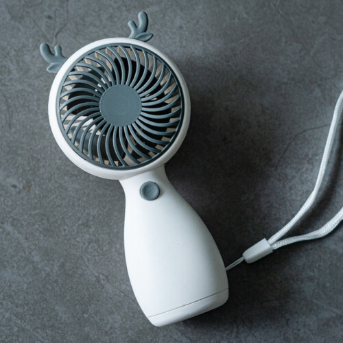 Cute Hand-Held Fan, USB Charging, Portable Wind Power Ultra-Quiet  Multi-Function Electric Fan 1