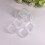 36 Pieces Rectangle Clear Plastic Containers Transparent Beads Storage Containers Jewelry Storage Box 8