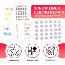 30Pcs Car Ceiling Cloth Fixing Screw Car Roof Fixed Buckle Snap Rivets Retainer Automotive Headliner Repair Button Gray