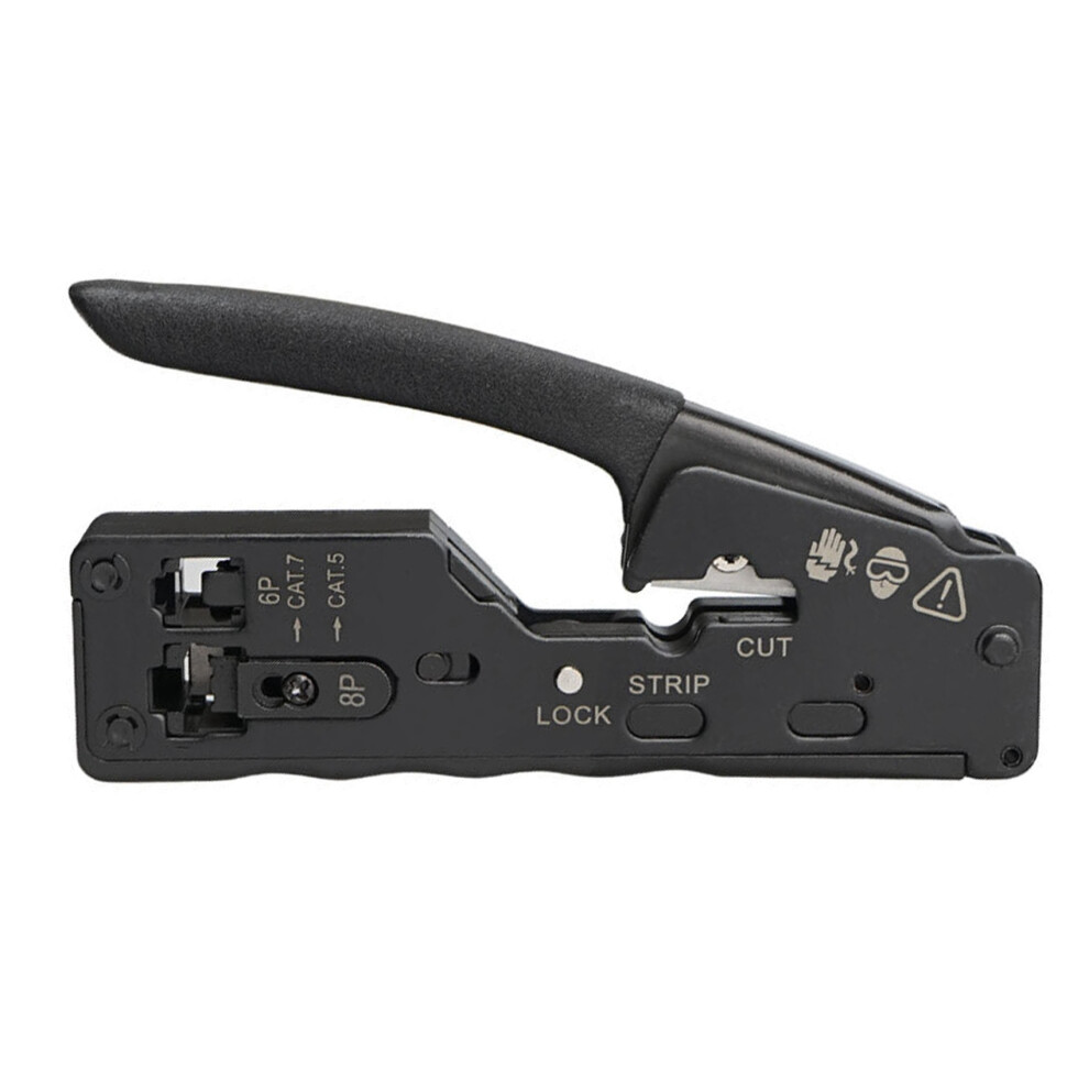 Network Cable Crimper Rj45 Crimp Tool Cutter Stripper For Rj45 Cat7 Cat6 Cat5 Rj11 Rj12 Connector Crimper Pliers 4713038429151