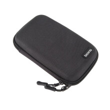 BOONA BoîTe de Rangement Portable Sac de Rangement éTanche pour Disque Dur Mobile 2,5 Pouces Alimentation Lecteur USB DonnéEs Dable Casque Noir