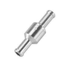 8Mm Terugslagklep Rem Servo Booster Geen Terugkeer Inline Eenrichtingsklep Niet-Retourklep VacuüMslang Aluminium Klep