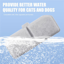 Filtro Dispensador de Agua para Gato, 5 Paquetes de Filtros Reemplazables, Adecuado para 2 Litros Dispensador de Agua Mejorado CLEEBOURG